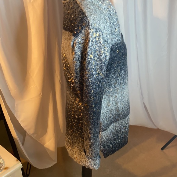 Jana sweater- black and grey w/gold flecks - Picture 7 of 10
